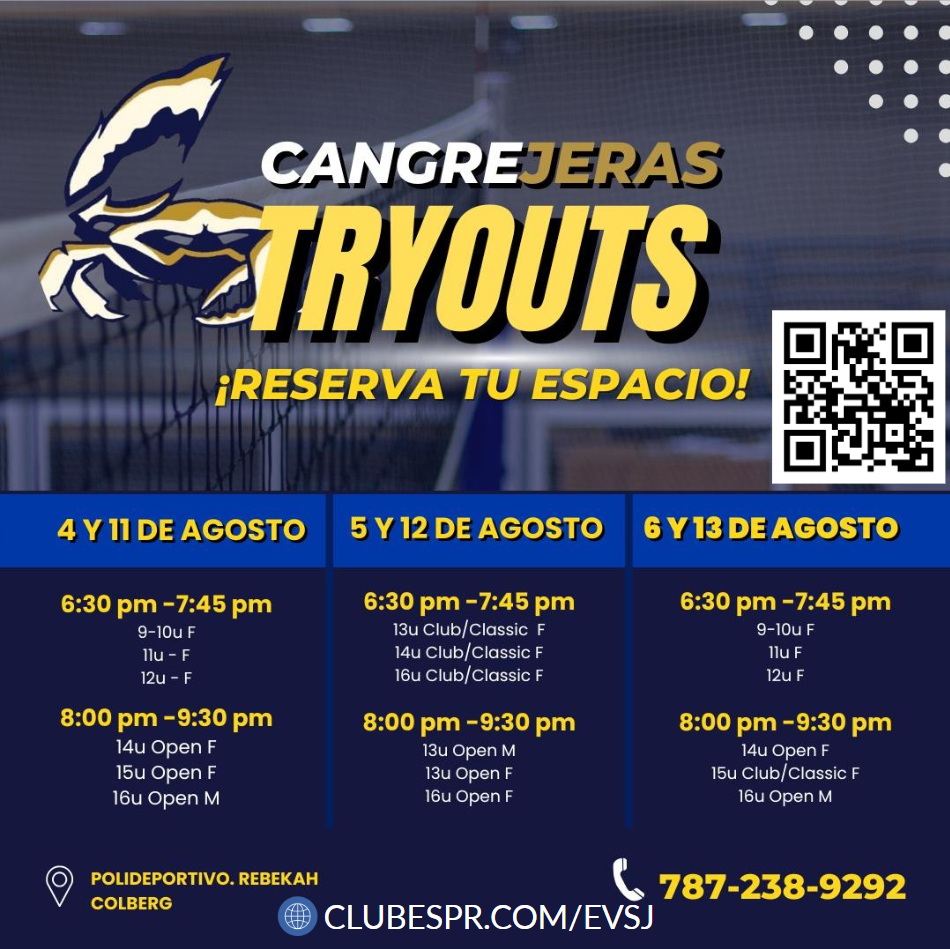 Tryouts Cangrejeras EVSJ