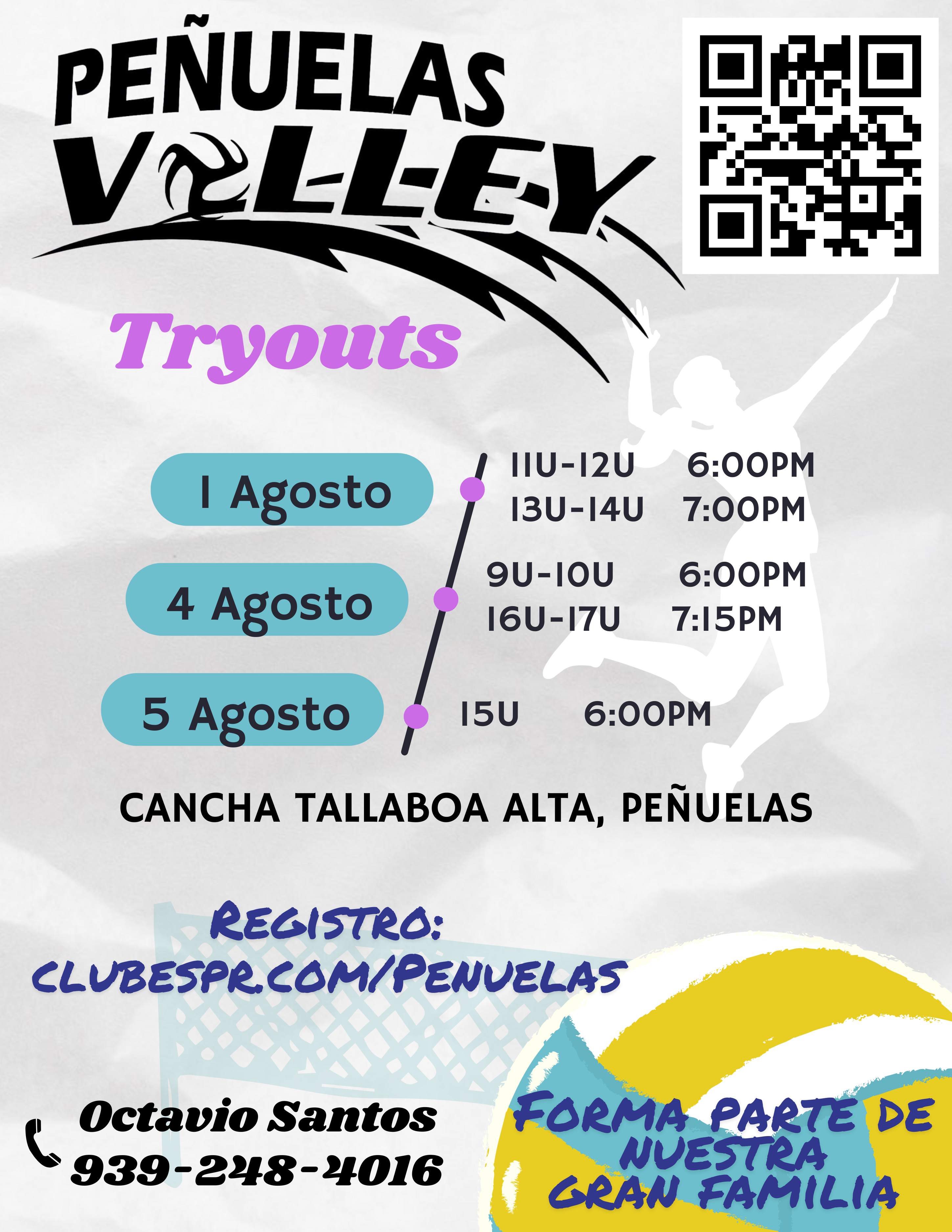 Tryouts Peñuelas Volley